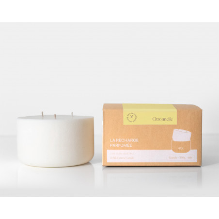 recharge bougie citronnelle