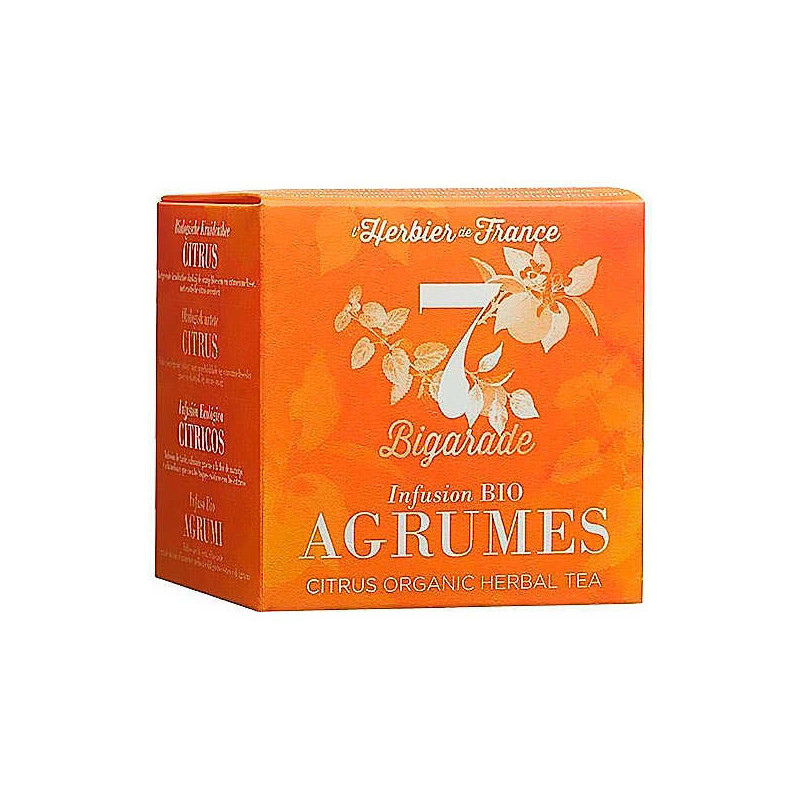 infusion bio au agrume et au fruit de la passion